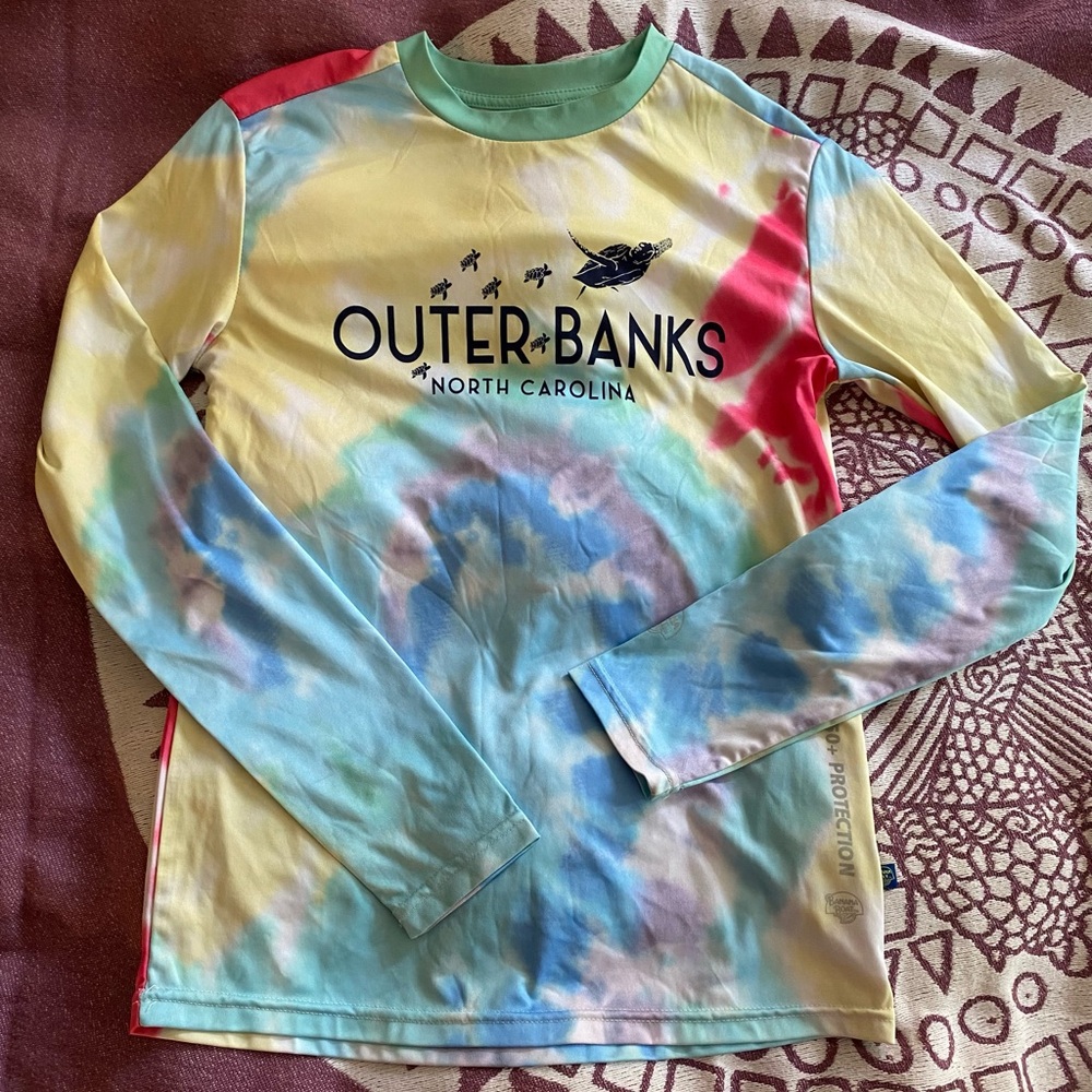 Banana Boat Long Sleeve OBX Rash-guard Size Small